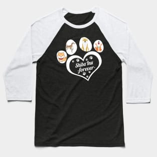 Shiba Inu forever Baseball T-Shirt